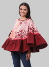 Maroon Colour MESMORA RANGEELA RE Fancy Stylish Party Wear Embroidered Top Collection 1201